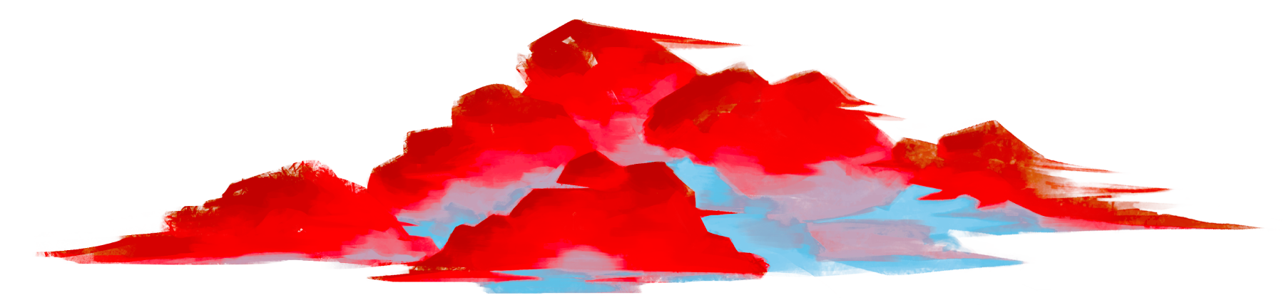 pink cloud formation