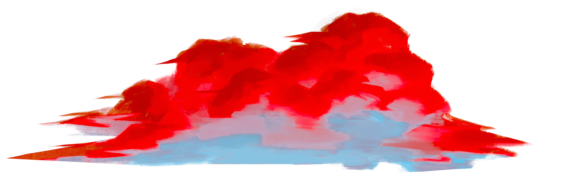 pink cloud formation