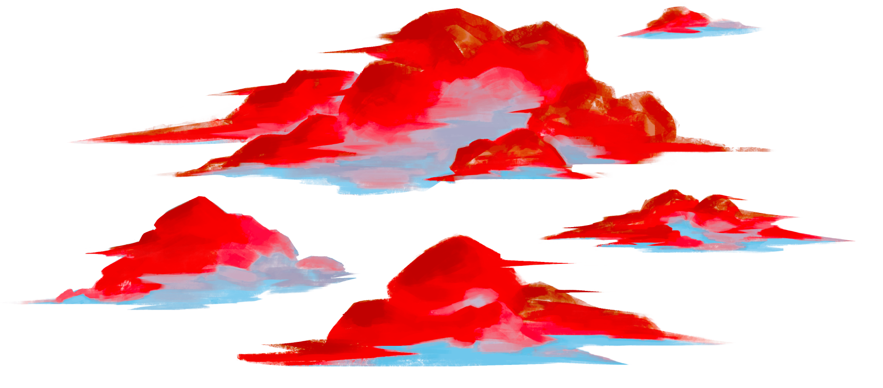 pink cloud formation